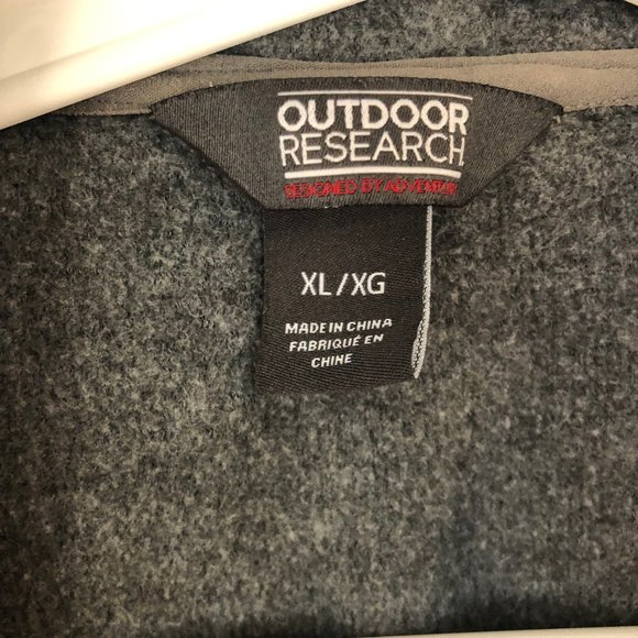 OUTDOOR RESEARCH Men's Pelmo Sweater - Charcoal - XL - Picture 5 of 9